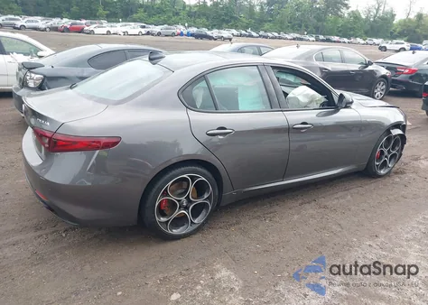 2022 Alfa Romeo Giulia Super/Super Sport from USA, damaged, VIN ZARFANBN7N7665396